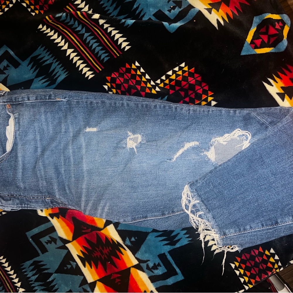 Old Navy Blue Boyfriend Jeans